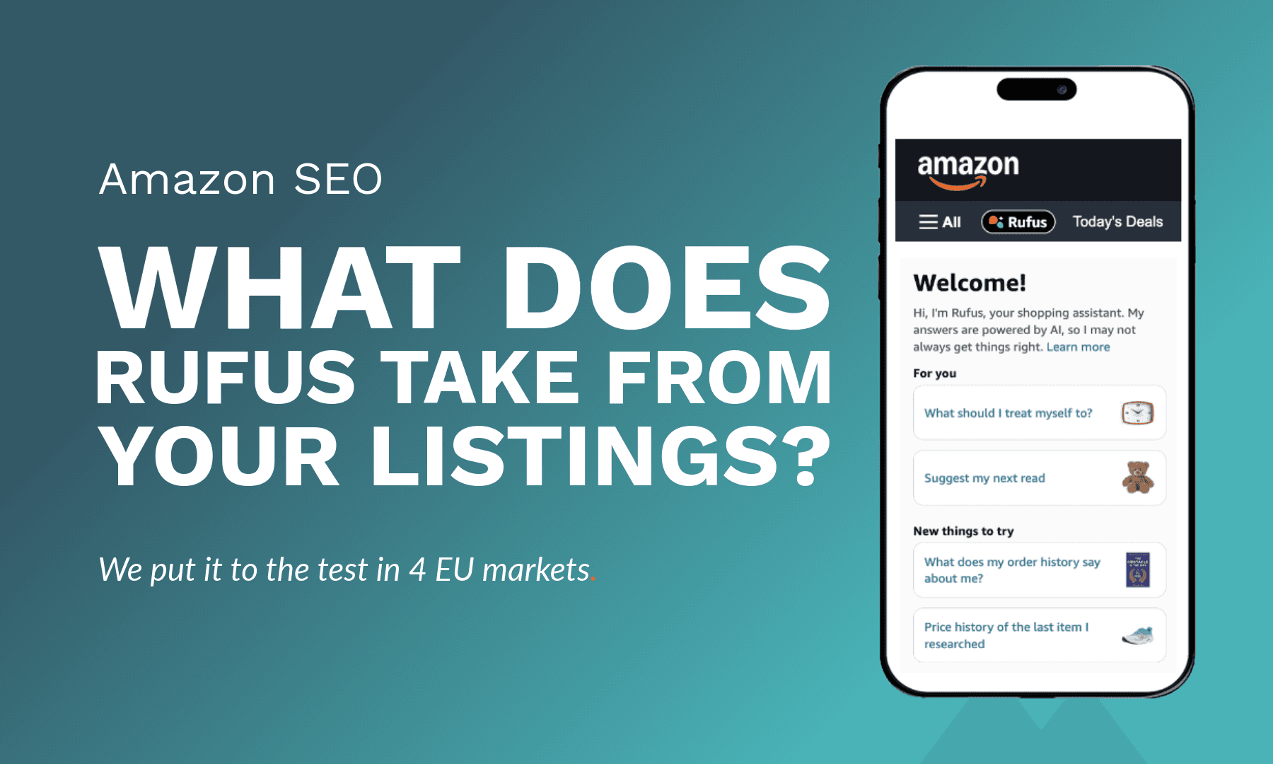 Amazon SEO für Rufus: Was Rufus aus Ihrem Listing tatsächlich nutzt